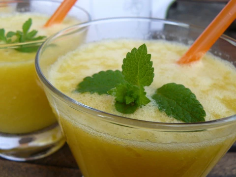 Pomarančovo-mangový smoothie