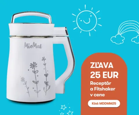 MioMat so ZĽAVOU 25 Eur - receptár a Fitshaker v cene