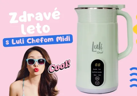 Luli Chef Midi mentolový - ZĽAVA 15 Eur a Fitshaker zdarma