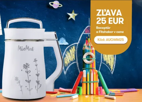 MioMat so ZĽAVOU 25 Eur - receptár a Fitshaker v cene
