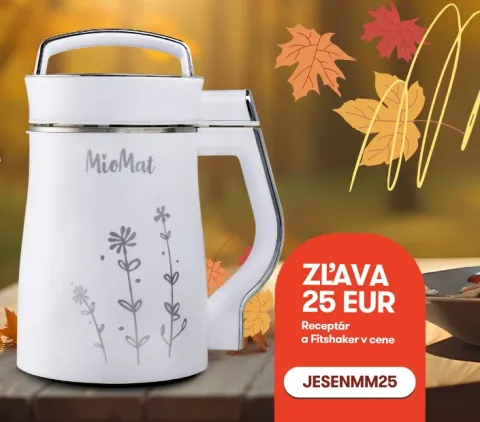 MioMat so ZĽAVOU 25 Eur - receptár a Fitshaker v cene
