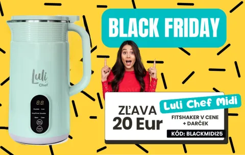 BLACK FRIDAY - ZĽAVA 20 Eur na Luli Chef Midi mentolový