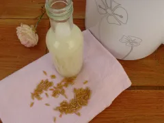 Kamutové rastlinné mlieko s kokosom