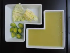 Kelovo-pórová polievka