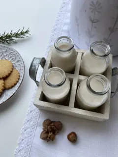 Rastlinné mlieko z lieskových orieškov