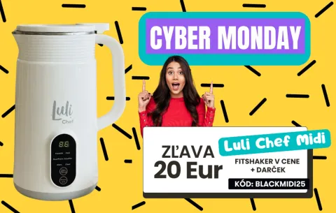 CYBER MONDAY - ZĽAVA 20 Eur na Luli Chef Midi biely