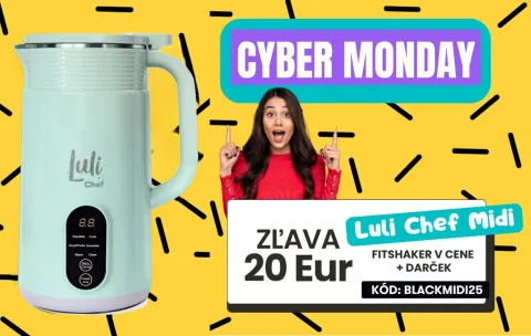 CYBER MONDAY - ZĽAVA 20 Eur na Luli Chef Midi mentolový