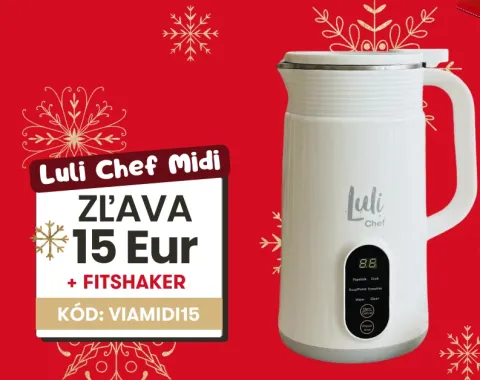 VIANOČNÁ ZĽAVA 15 Eur na Luli Chef Midi biely