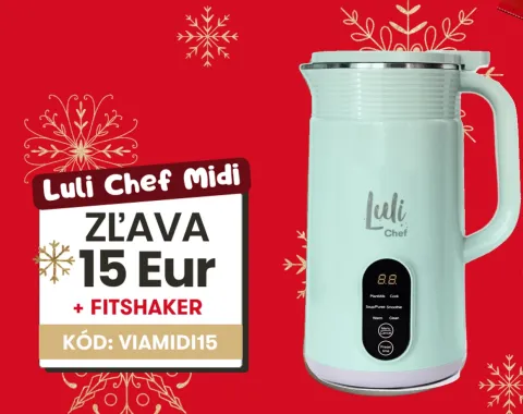 VIANOČNÁ ZĽAVA 15 Eur na Luli Chef Midi mentolový