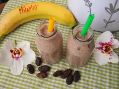 Banán-kakaové bôby smoothie