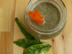 Broskyňové smoothie s cvikovými listami