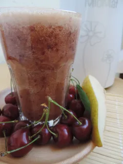 Čerešňovo-hruškové smoothie