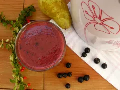 Čierne ríbezle smoothie