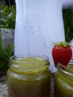 Šalát smoothie s jahodami