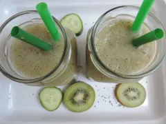 Uhorkovo-kiwi smoothie