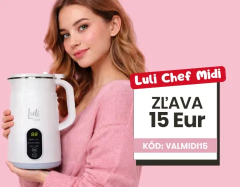 VALENTÍNSKA ZĽAVA 15 EUR na Luli Chef Midi biely