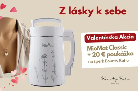 VALENTÍNSKA AKCIA: MioMat Classic + 20 Eur na nákup šperkov Bounty Boho