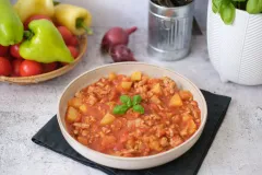 Expresná plnená paprika z 1 hrnca