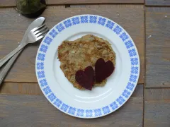 Cícerovo-baklažánová omeleta