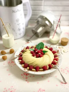 Dvojfarebný puding z bábovkovej formy