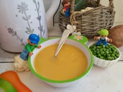 Karfiolovo-batatové pyré s cuketou