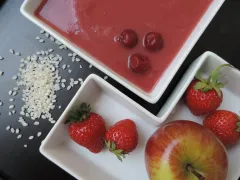 Jahodovo-čerešňová výživa