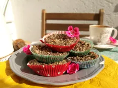 Jablkovo - makové muffiny