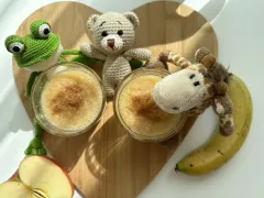 Jablkovo-banánové smoothie