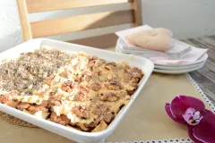 Jablkový kastrólový koláč od Ďura