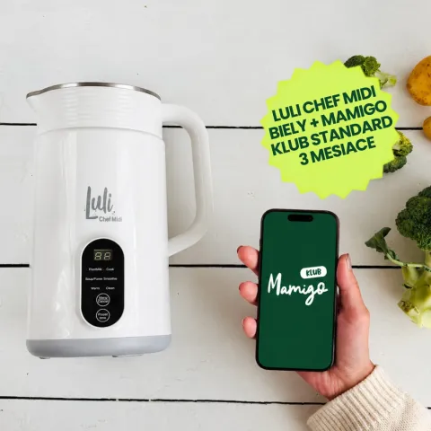 Luli Chef Midi biely a Mamigo Klub Standard - 3 mesiace